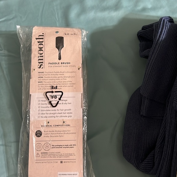/kit•sch•/ Kitsch Paddle Brush Straight Sleek Styling Large NIP - Picture 2 of 3